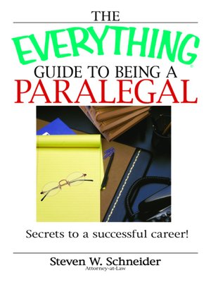 cover image of The Everything Guide To Being A Paralegal